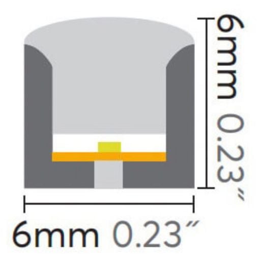 6x6mm Neon Led